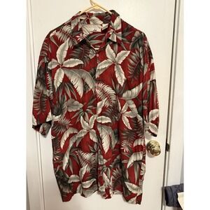 Men's‎ UBC Red Hawaiian Shirt size XL